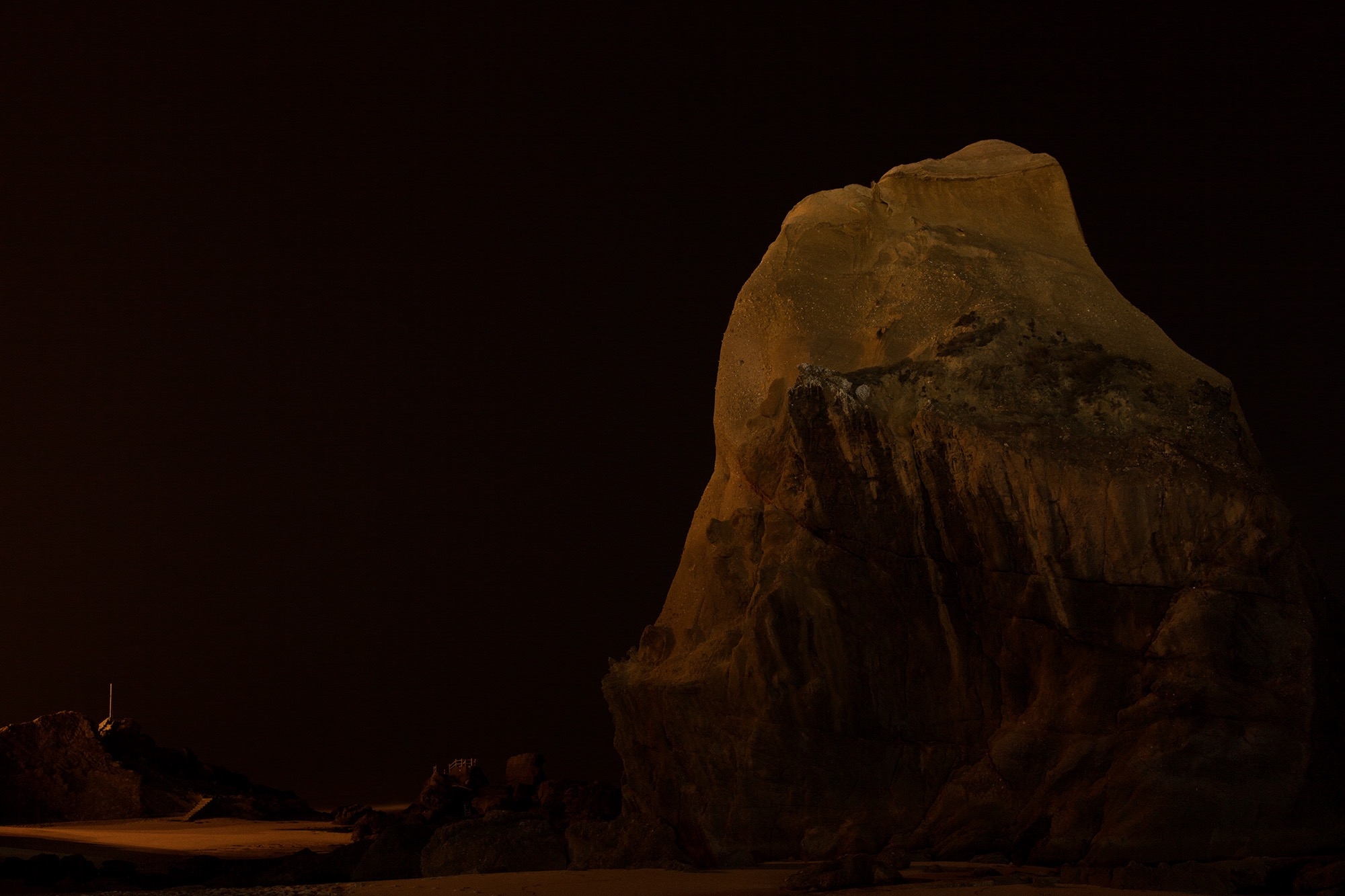 Carina Martins - We wander in circles through the night and are consumed by fire - Guincho Rock at Santa Cruz Beach